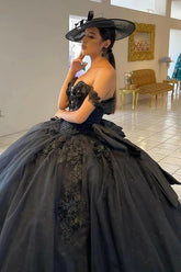 Jade | Gorgeous Black Quinceanera Dresses for Memorable Events - Black - PromDressClub